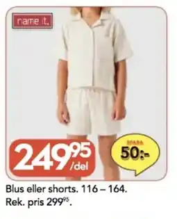 Bo Ohlsson Blus eller shorts erbjuda