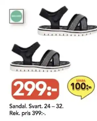 Bo Ohlsson Sandal. Svart erbjuda