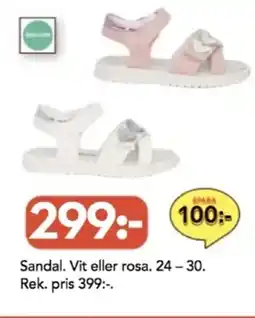 Bo Ohlsson Sandal. Vit eller rosa erbjuda