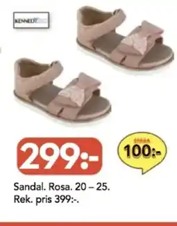 Bo Ohlsson Sandal. Rosa erbjuda