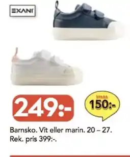 Bo Ohlsson Barnsko. Vit eller marin erbjuda