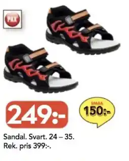 Bo Ohlsson Sandal. Svart erbjuda
