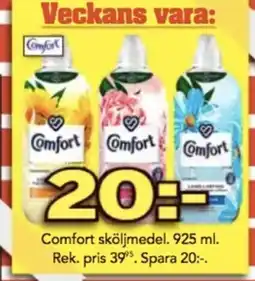 Bo Ohlsson Comfort sköljmedel erbjuda