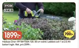 Bo Ohlsson Häcksax One+ RY18HT50A-120 erbjuda