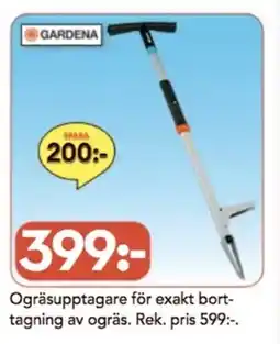 Bo Ohlsson Ogräsupptagare för exakt bort tagning av ogräs erbjuda