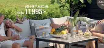 Mio Utesoffa Maxime erbjuda