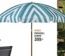 Mio Parasoll stripe erbjuda
