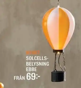 Mio Solcells- belysning Ebbe erbjuda