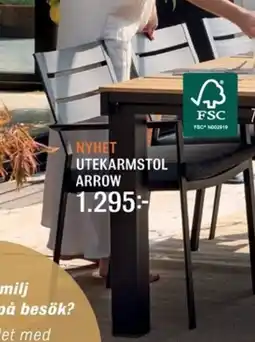 Mio Utekarmstol arrow erbjuda