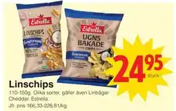 Matöppet Linschips erbjuda