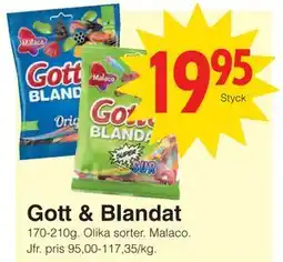 Matöppet Gott & Blandat erbjuda