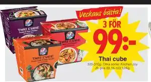 Matöppet Thai cube erbjuda