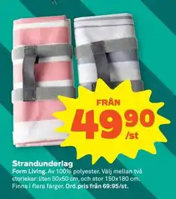 Stora Coop Strandunderlag erbjuda