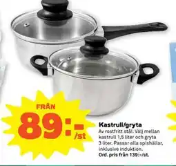 Stora Coop Kastrull/gryta erbjuda