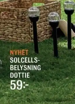 Mio Solcells- belysning dottie erbjuda