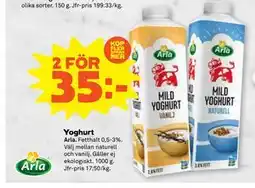 Stora Coop Yoghurt erbjuda