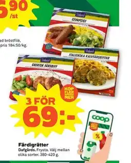 Stora Coop Färdigrätter erbjuda