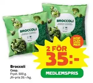 Stora Coop Broccoli erbjuda