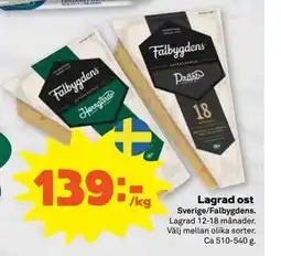 Stora Coop Lagrad ost erbjuda