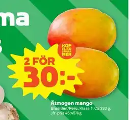 Stora Coop Ätmogen mango erbjuda