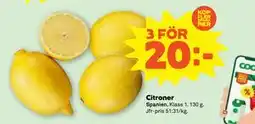 Stora Coop Citroner erbjuda