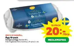 Stora Coop Ägg 10-pack erbjuda
