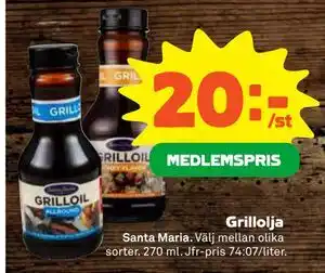 Stora Coop Grillolja erbjuda