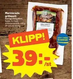 Stora Coop Marinerade grillspett erbjuda