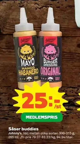 Stora Coop Såser buddies erbjuda