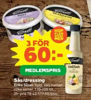 Stora Coop Sås/dressing erbjuda