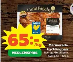 Stora Coop Marinerade kycklingben erbjuda
