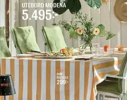 Mio Utebord modena erbjuda