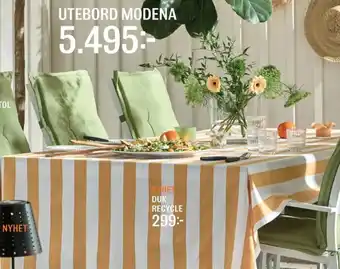 Mio Utebord modena erbjuda