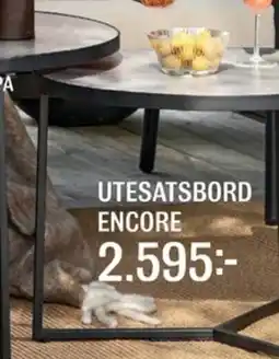 Mio Utesatsbord encore erbjuda
