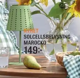 Mio Solcellsbelysning marocko erbjuda