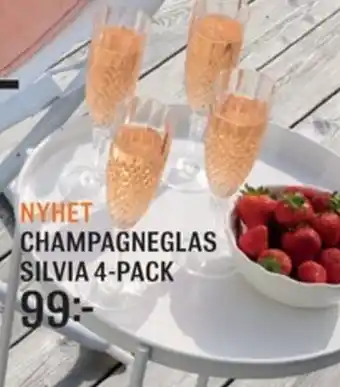 Mio Champagneglas silvia erbjuda