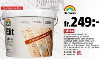 Bauhaus Träolja 4l erbjuda