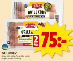 ICA Kvantum SCAN Grillkorv erbjuda