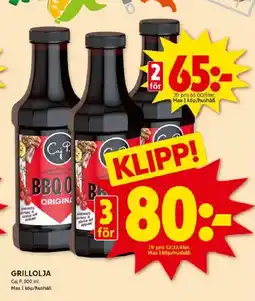 ICA Kvantum Grillolja erbjuda