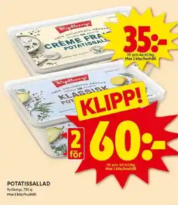 ICA Kvantum Potatissallad erbjuda