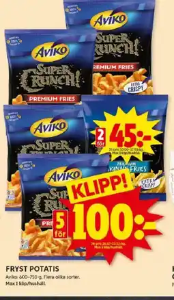 ICA Kvantum Fryst potatis erbjuda
