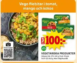 ICA Kvantum Vegetariska produkter erbjuda