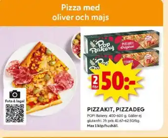 ICA Kvantum Pizzakit, pizzadeg erbjuda