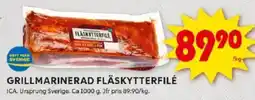 ICA Kvantum Grillmarinerad fläskytterfilé erbjuda