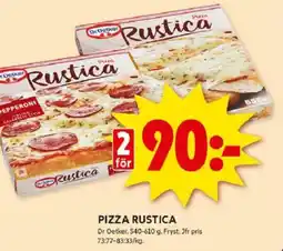 ICA Kvantum DR. OETKER Pizza rustica erbjuda