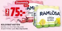 ICA Kvantum Kolsyrat vatten erbjuda