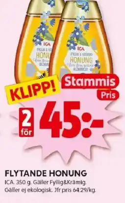 ICA Kvantum Flytande honung erbjuda