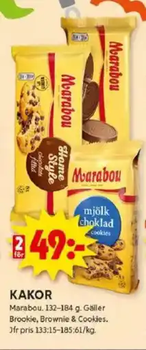ICA Kvantum MARABOU Kakor erbjuda