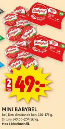 ICA Kvantum Mini babybel erbjuda