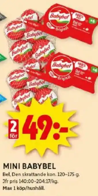 ICA Kvantum Mini babybel erbjuda